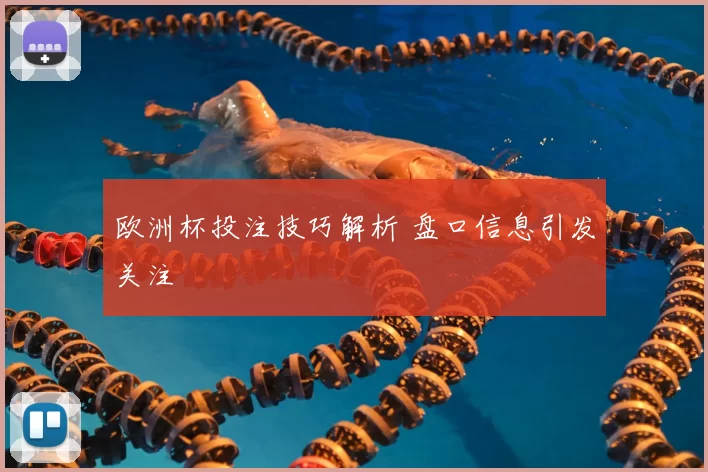欧洲杯投注技巧解析 盘口信息引发关注